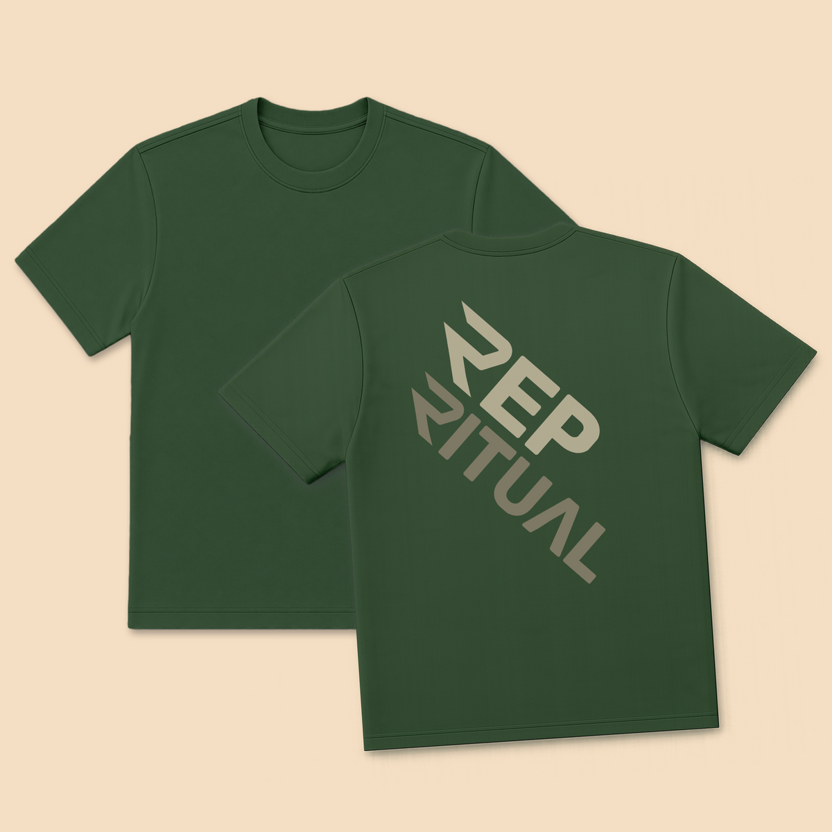 Rep Ritual Diagonal Logo Athletic Tee