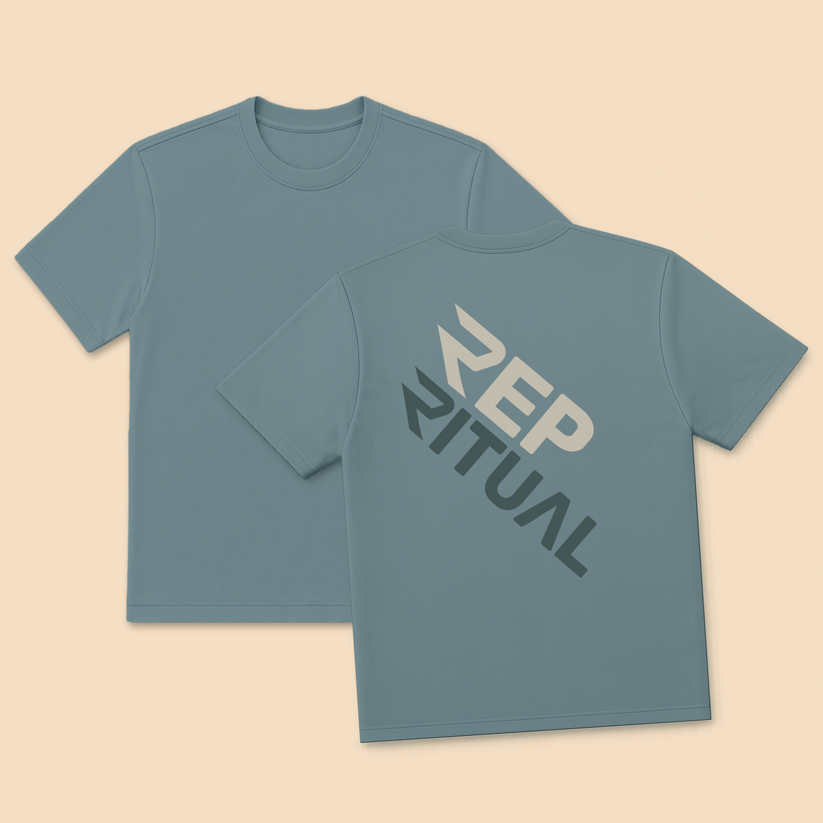 Rep Ritual Diagonal Logo Athletic Tee